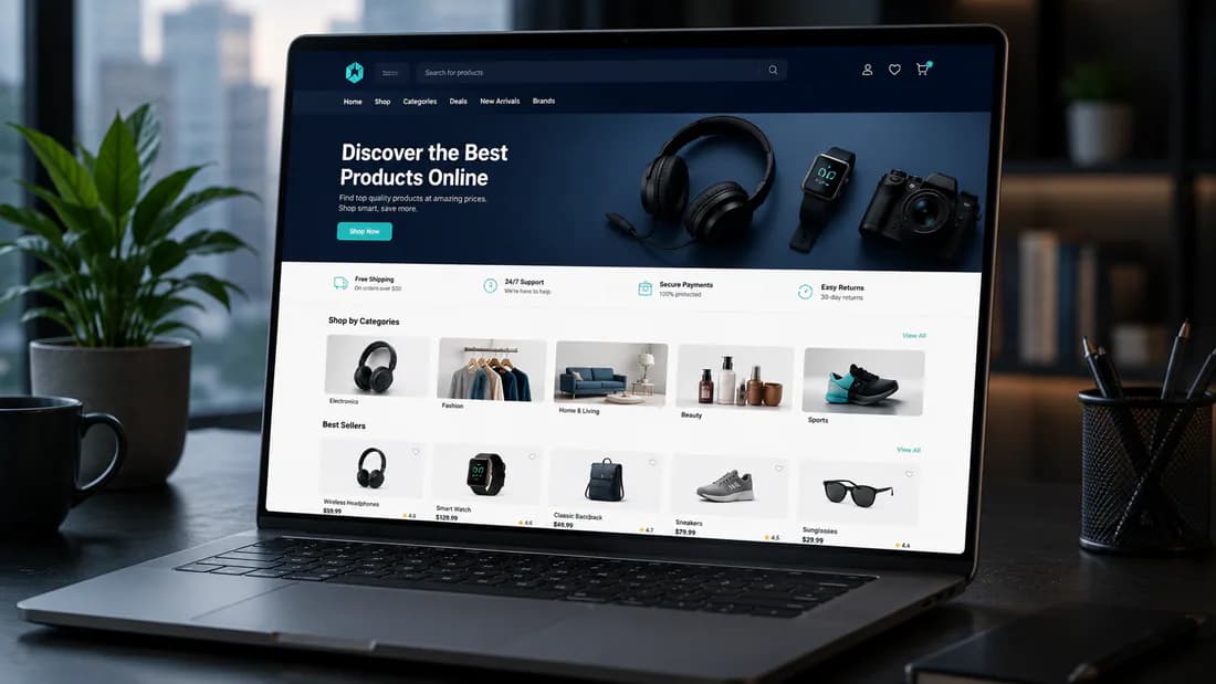 Professional website design and development