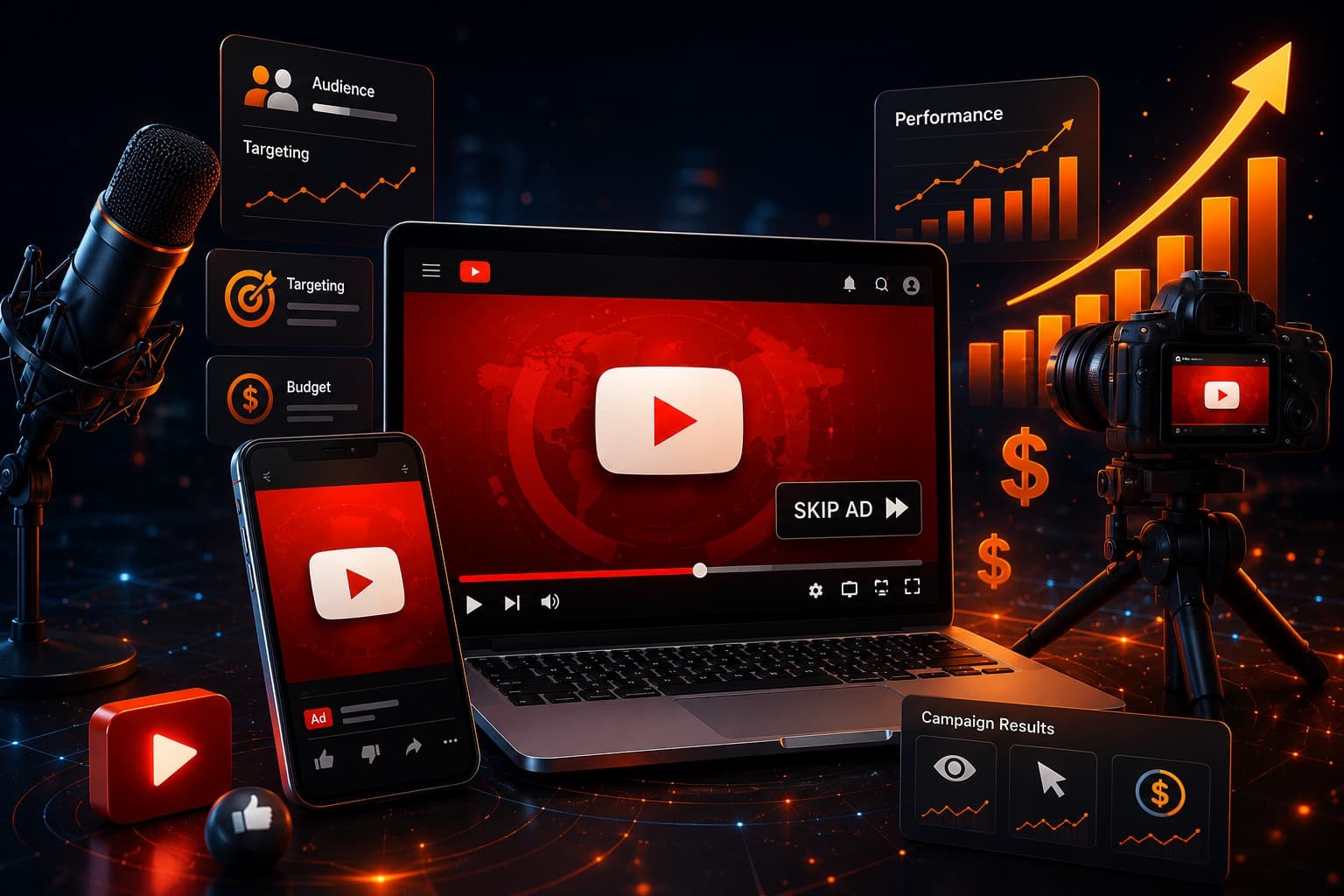 Youtube Ads Campaign by Weboraz Web Solutions