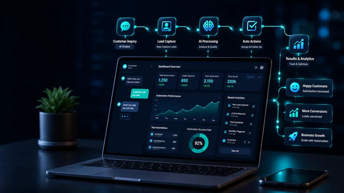 AI automation assistant for business workflows