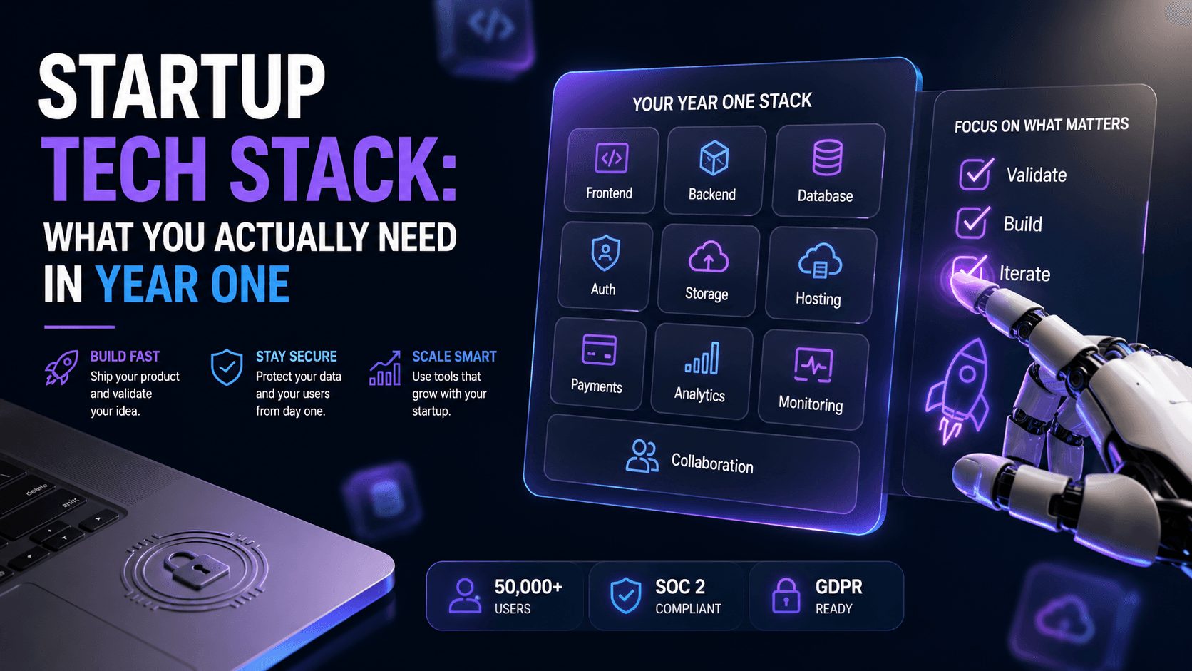 Startup Tech Stack: What You Actually Need in Year One