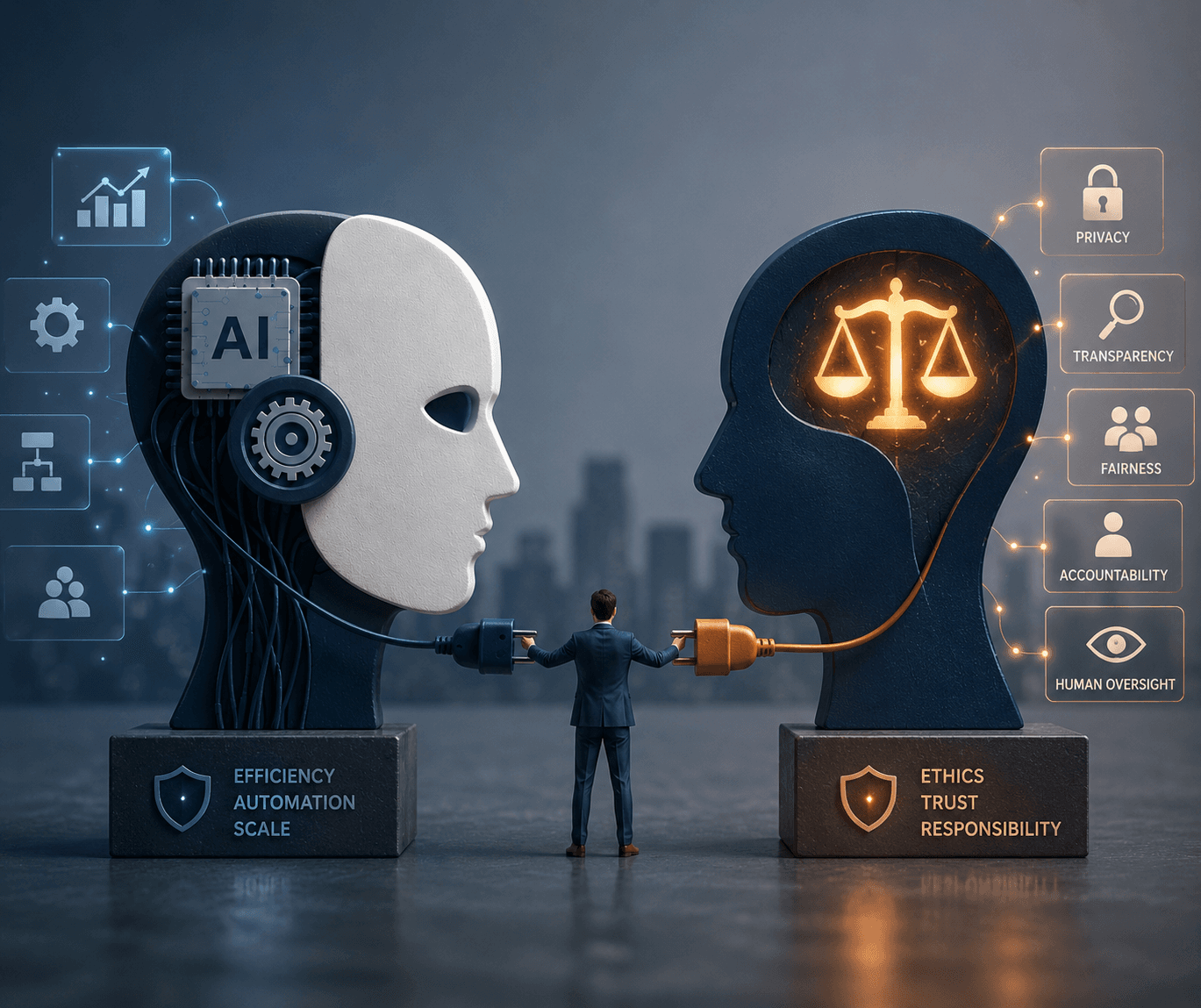 The Ethics and Limits of AI Automation in Business