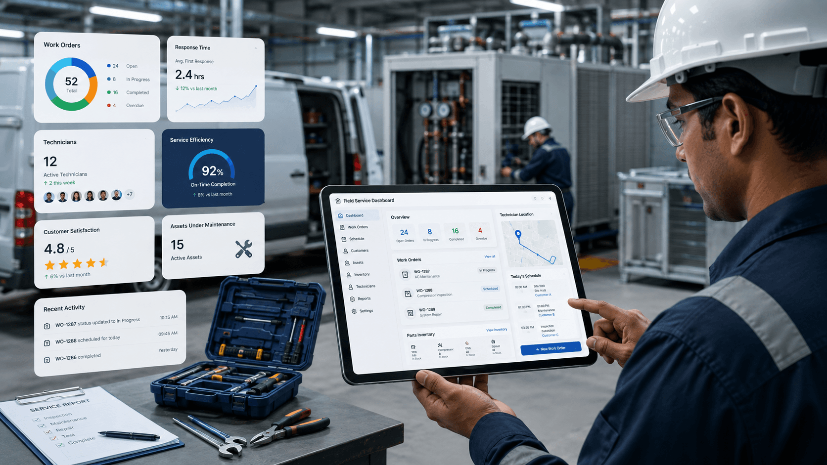 Custom Field Service Management Software Development